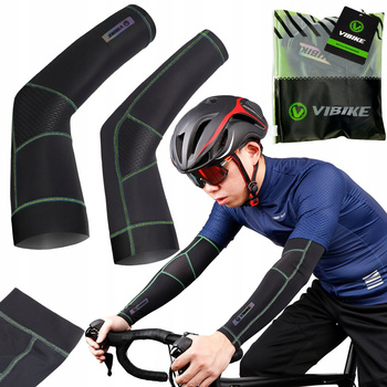 VIBIKE Rękawki rękawy biegowe rowerowe sleeve L